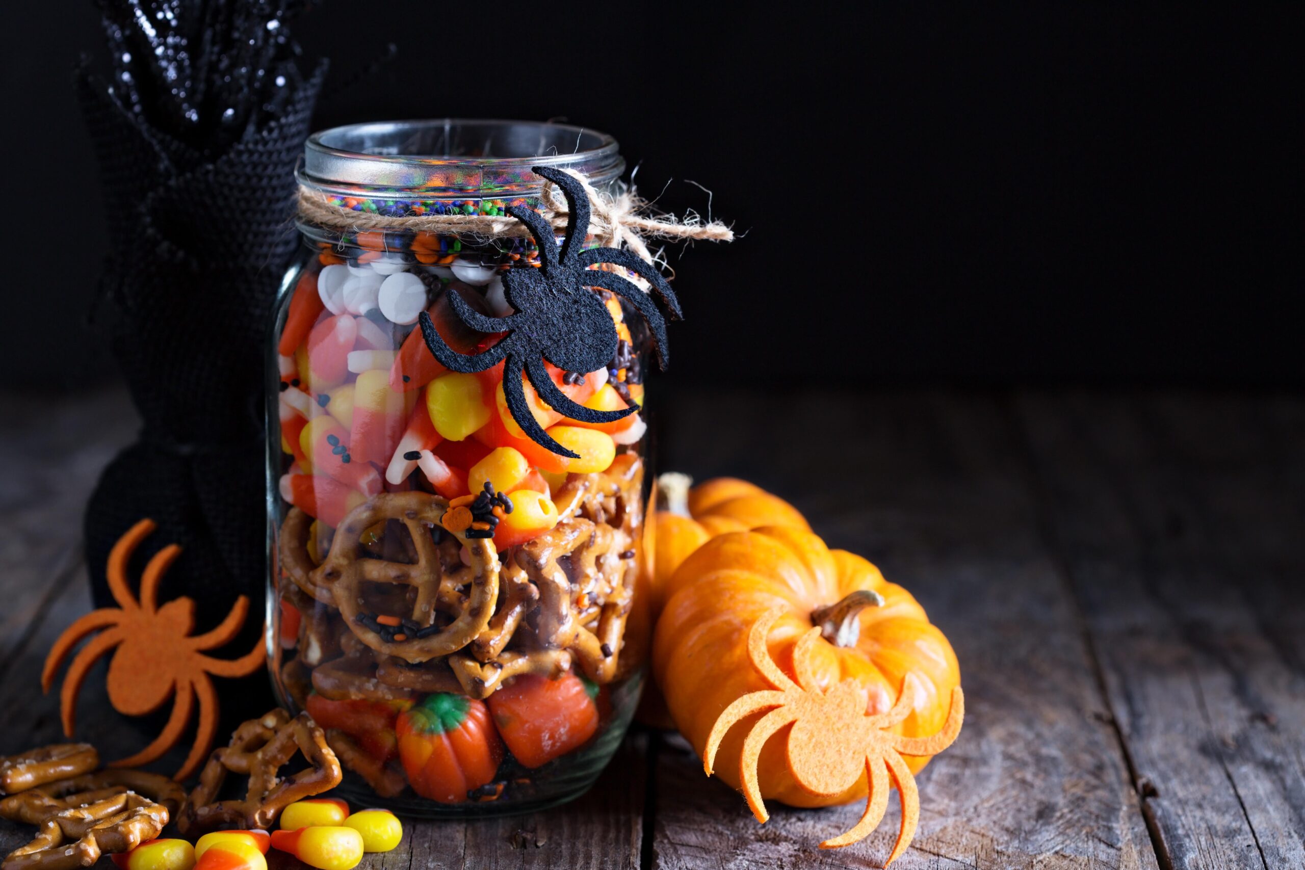 Halloween sweet jar